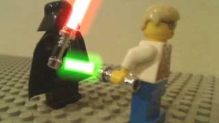 LEGO Lightsaber Battle [upl. by Elleinahc]