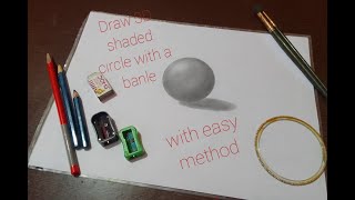 How to make 3D Sphere3D Sphere kaise banayeFull videoMake 3D Sphere in easy method by bangle [upl. by Bouley]