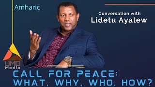 Conversation with Lidetu Ayalew on Call for Peace what why who and how [upl. by Idihc188]