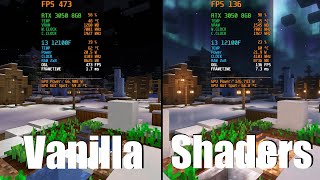 Minecraft 1193 Cmplementary Reimagined VS Rethinking Voxels  RTX 3050 8GB  i3 12100F  Benchmark [upl. by Wojak549]