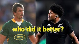 Karma Ardie Savea vs Eben Etzebeth Rugby chapter [upl. by Nnairrehs]