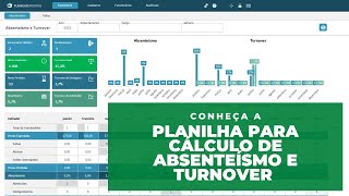 Planilha para Cálculo de Absenteísmo e Turnover [upl. by O'Conner]