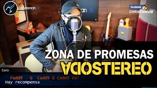 Zona de Promesas SODA STEREO Cover  Tutorial Guitarra Demo Christianvib [upl. by Avlem]