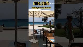 Strolling Along A Peaceful Promenade In Beautiful Altea Spain shorts [upl. by Roseline]