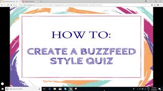 How to Create a Buzzfeed Style Quiz with Outgrow [upl. by Trebuh]