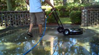 How to pressure wash with surface cleaner Mitm [upl. by Maje214]