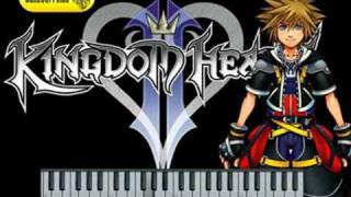 REQ Kingdom Hearts  Hikari Piano Tutorial Part 12 [upl. by Eceirehs]