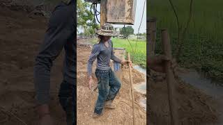 wow excavator piling drop hammer good idea shorts short youtubeshorts excavator [upl. by Athalla883]