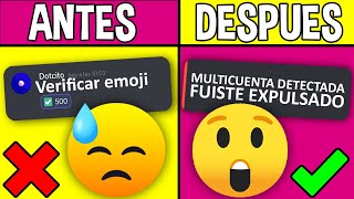 ¡ADIÓS al sistema de VERIFICACIÓN con EMOJIS ✔️ Sin MULTICUENTAS ni VPN 😲 [upl. by Jareb]