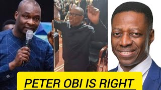 PETER OBIs Controversial CHURCH Comment EXPOSED NIGERIANS [upl. by Haye]