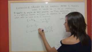 QUIMICA Ejercicio 6 Estructura atómica  Cálculo energía transición sabiendo el valor de landa [upl. by Gustavo994]