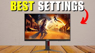 AOC 24G4 Best Settings [upl. by Cleres]