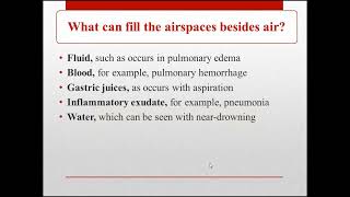 Lecture 4  Airspace vs interstitial lung diseases [upl. by Werda]