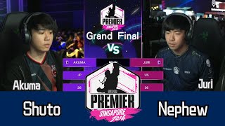 Shuto Akuma vs Nephew Juri  Grand Final  Super Premier Singapore [upl. by Nnylsoj]