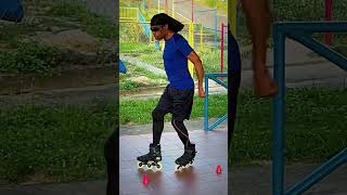 Back Eight  Freestyle Slalom Skate Training [upl. by Brass]