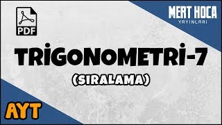 Trigonometri7 Sıralama [upl. by Lemire]