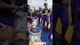 Wossman High School Marching Band Monroe LA drumdrumlife drums percussion drummer drum [upl. by Riehl647]