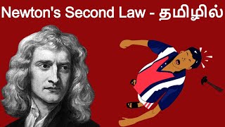 Newtons Second Law Explained in Tamil with Examples  Newton’s Laws  Force Mass Acceleration Fma [upl. by Anilosi193]