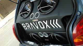 4 Bravox Endurance E2k 12quot 800rms  Taramps 5 kw 5000rms  DEIVIDSOM System Car  My Video01 [upl. by Michella]