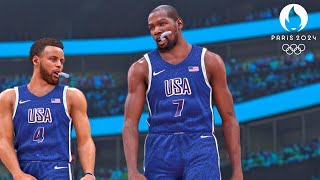 NBA 2K24 Olympics Mode  USA vs Serbia  Ultra Realistic Gameplay [upl. by Akfir]