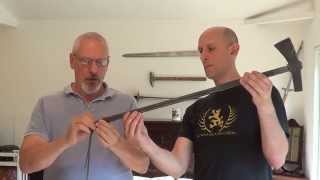 The Sutton Hoo ship burial weapons Part 3  The AxeHammer with Paul Mortimer [upl. by Kimberlyn]