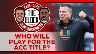 Book the Miami Hurricanes now for the ACC title game The Block [upl. by Vanhomrigh]