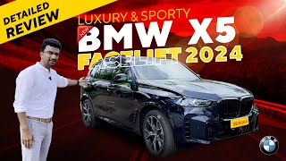 NEW BMW X5 40I M SPORT DETAILED REVIEW MALAYALAM  SUPER LUXURY SPORT SUV 2024  M PERFORMANCE [upl. by Gredel510]