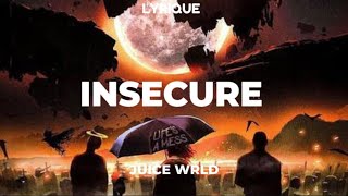 Juice WRLD amp Nicki Minaj  AGATS2 Insecure Lyrics [upl. by Adelheid]