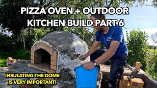 Pizza oven build part 6  Lets get insulating [upl. by Thatcher]