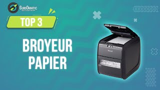 ⭐️ MEILLEUR BROYEUR PAPIER 2023  Comparatif amp Guide dachat [upl. by Eissej]