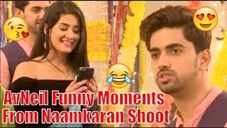 Zain amp Aditi Funny Moments From Naamkaran BTS [upl. by Nodarse]