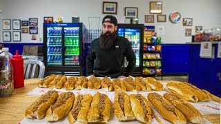 TRYING TO BREAK A 12 YEAR CHILLI HOT DOG EATING RECORD IN SOUTH CAROLINA  BeardMeatsFood [upl. by Nazarius]