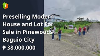 Preselling Modern House and Lot For Sale in Pinewoods Baguio City [upl. by Marven]