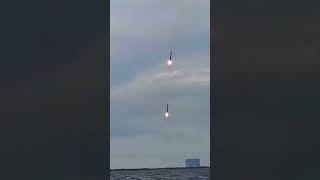 SpaceX Rocket boosters Another safe landing  shorts rocket spacex [upl. by Fonseca]