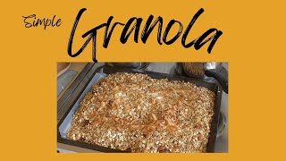 Homemade Granola [upl. by Ayaladnot]