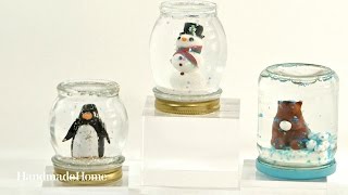 How to Make a Homemade Snow Globe  Martha Stewart [upl. by Akerley]