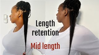 How to Retain Length on natural 4c hair Length retention Natural hair tips [upl. by Anamor]