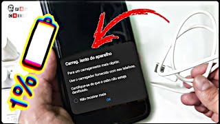 Carregamento lento do celular  Celular demora pra carregar RESOLVIDO [upl. by Nahamas]