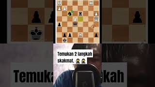 Catur Dunia  2 langkah skakmat chess checkmate chessgame brilliant chesspiece chesscom [upl. by Gustie]