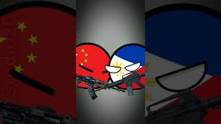 Philippines vs China countryballs [upl. by Cirdla638]