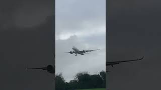 Myrtle Avenue Heathrow Finnaira350 aviation planespotting landing planespotter finnair shorts [upl. by Yrkcaz]