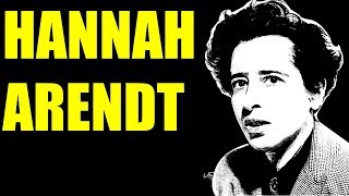 HANNAH ARENDT  FILOSOFÍA [upl. by Eneleahcim]