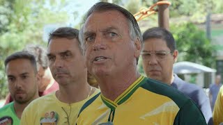 Bolsonaro vota no RJ  AFP [upl. by Abbott]