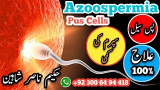 pus cell  azoospermia  sperm ki kami hikmat ytshorts ftNasir Shaheen Nas [upl. by Erina]