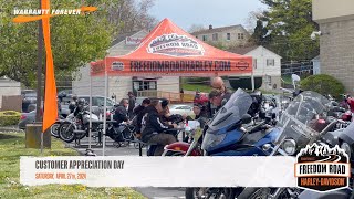 Customer Appreciation Day April 27th 2024 at Freedom Road Harley Davidson [upl. by Sherl]