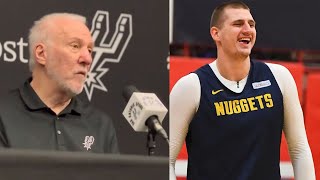 Gregg Popovich said  Nikola Jokic is an AMAIZING and FANTASTIC PHENOMENON [upl. by Henden]