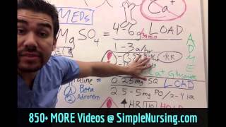 Preterm Labor Pharmacology Drugs Nursing Part 2 [upl. by Noxin694]