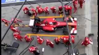 F1 Pit Stops 1950 vs 2013 Quick Changeover  SMED [upl. by Karlyn]