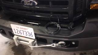 Custom Winch Installation At Vaca Valley Truck amp SUV [upl. by Ainit]