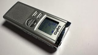 Sanyo ICRB28 Voice Recorder [upl. by Halac]